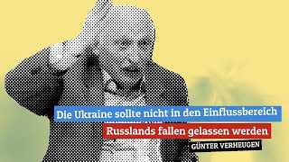 Krieg als geopolitishes und wirtschaftliches Investment | Günter Verheugen