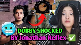 DOBBY REACTION on Jonathan Reflex Spary 🥵 Shocked By 2 Finger Gameplay 😳✅