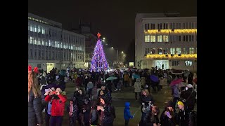 Запалване светлините на коледната елха в Търговище - 6 декември 2023 г.