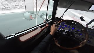 Trucking in a snowstorm | Trip from New Jersey to North Carolina.