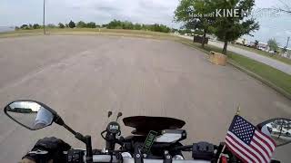 Wheelie progression on fz09