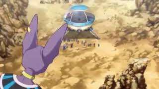 The way beerus dropped goku 🤣😭