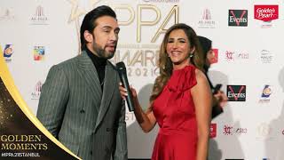 Ali Rehman Khan spotted at the Red Carpet with our digital host Sarah Shareef