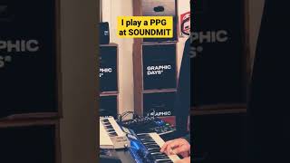 I play a PPG Synth at @SOUNDMIT #PPG #synth #agdugros #musicproduction