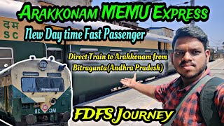 🚂 Arakkonam MEMU Express Inaugural Journey !!! Bitragunta To Arakkonam !!! Day Time Fast MEMU Exp.