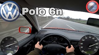 VW Polo 6n 50 HP POV & Acceleration on German Autobahn