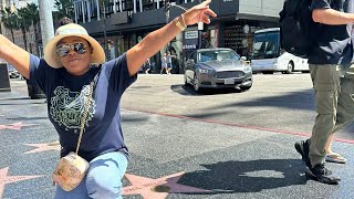 🇺🇸HOLLYWOOD ETOSI | SILA BISALU | TROTTOIR WALK OF FAME avec THE ROCK ♥️🤛🏽 #silabisalu