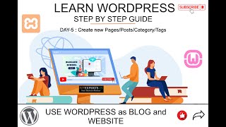 Create Post/Pages From WordpPess Admin - Learn wordPress with WP-EXPERTS.IN Day 5