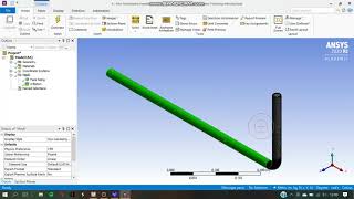 ansys fluent analisa aliran air di dalam pipa bengkok 90 derajat