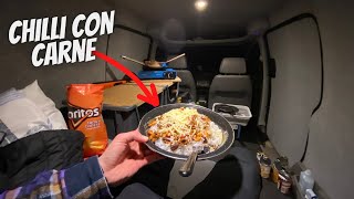 Cooking a Chilli Con Carne in My Van