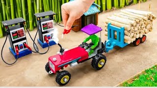 DIY diorama making mini motor water pump science project @SanCreator1