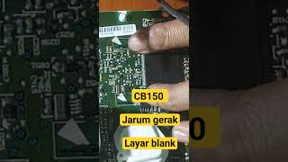 CB 150 Jarum gerak , Layar Blank