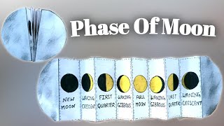 Phase of Moon Project / How to Draw Phase of Moon / Working model of phase of Moon 🌜