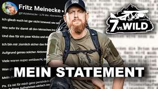 7 vs. Wild VIDEO Offline! STATEMENT zur KRITIK von FRITZ MEINECKE!