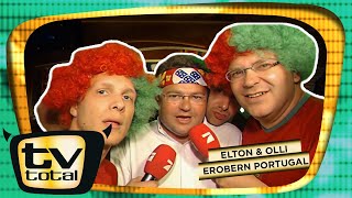 Olli und Elton im Bierzelt in Portugal, Ultimativer Blind-Kick... | TV total | Folge 580