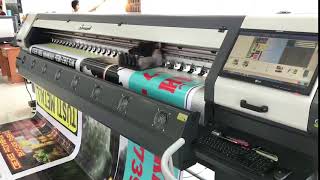 WT-3308L large format outdoor solvent printer konica 512i flex printing machine