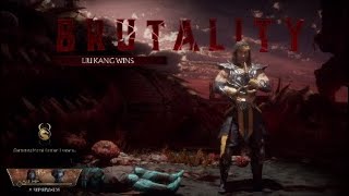 Mortal kombat 11 Legacy of cryomancers Boss tower Solo Brutality finish