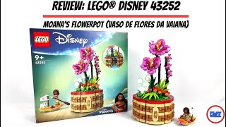 Review (em Português): LEGO® Disney 43252 Moana's Flowerpot (Vaso de Flores da Vaiana)