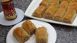 Bayrama bu tatlı olay olur ❗yiyen bir daha istiyor 😋  Tahinli Baklava  #emineilepratiktarifler #yum