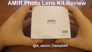 AMIR 2-1 IPhone Camera Lens Attachement Review & unboxing