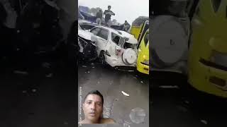 Masyaallah.tragedi kecelakaan beruntun di tol Cipularang #beritaterkini #vidioshorts