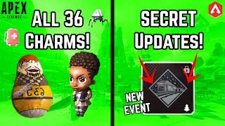 SECRET Patch 3.2 UPDATES! New OFFICIAL EVENT LEAK + All 36 New Charms! Apex Legends Update