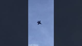 F-18 does a barrel roll! | Daily dose of Aviation #shorts #aviation