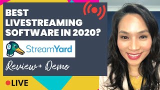 Best live streaming software? StreamYard Review and Demo