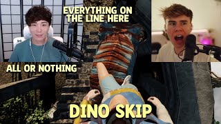 Sykkuno Breaks His Personal Best with INSANE Dino Skip | Only Up!