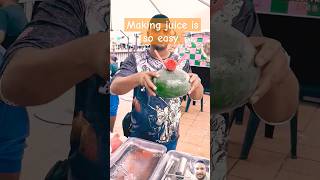 Making juice is so easy  #watermelon #malaysiafoodandtravel #streetfood #food #fruit #shorts