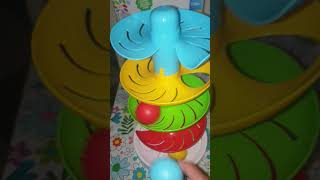 🌈ASMR TUMBLE TOWER #satisfying #asmr #shorts #toy #colors #viral #trending #video #shortsfeed