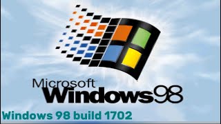 Windows 98 build 1702