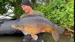 River Carp Fishing Vlog#2 Boat fishing on a Dutch river lake