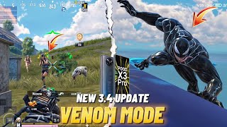 BGMI NEW 3.4 UPDATE VENOM MODE GAMING TEST IN POCO X3 PRO !! 🔥