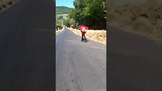 Man skateboard super fast - the world's fastest man on a skateboard. #skate #skateboarding #downhill