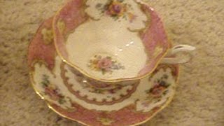 Rare Avon Cup and Saucer Box Opening Lady Carlyle