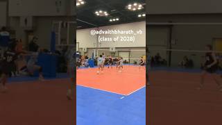 JVA Brickyard Battle 2024 Day 1 Advaith Middle Swing and Receive