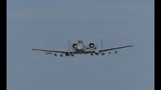 Great A-10 flight before the winds