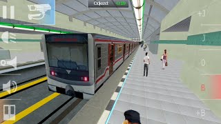 Subway Simulator Prague Metro linia A Nemocnice Motol - Depo Hostivař          (gra Android)