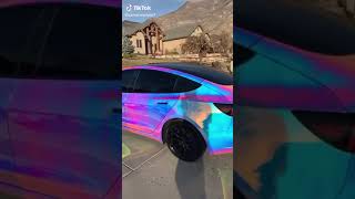 California trend wrapped sport car race