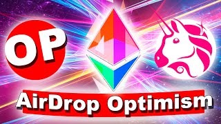 Airdrop Optimism Аэрдроп! Токены Optimism. Uniswap дроп