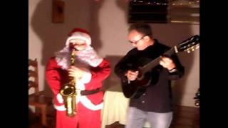 ENSAIO COM PAPAI NOEL DO PARAGUAI PARA O NATAL DE 2011