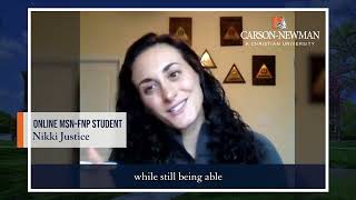 Carson-Newman Online MSN-FNP Student Testimonial - Nikki Justice