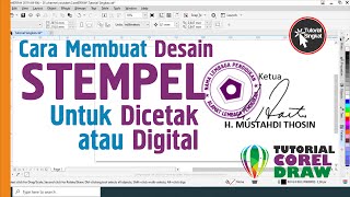 Cara Membuat Desain Stempel di Corel Draw - Tutorial Singkat