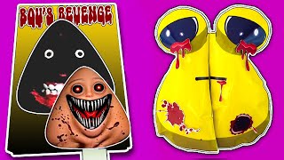 MAKING POU & BOU'S REVENGE 💩LIFE GAME BOOK📚 + (BOU'S SQUISHY PLAY) DIY