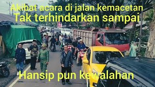 apa jadinya lihat seperti ini akibat acara di jalan raya bolaangmongondow @Rajajalananchannel