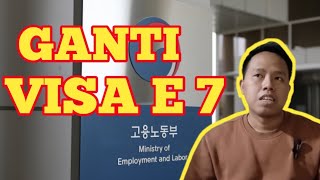 ALASAN KENAPA DERMAYU KOREA TIDAK GANTI VISA E-7  VLOG RECEH