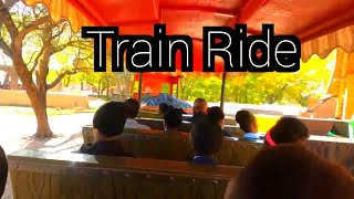 Train ride around Lion Park Resort in Gaborone.