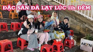 Gia đình chị Huyền Hrê và nhóm tí hon trải nghiệm cái lạnh về đêm ở Đà Lạt, thưởng thức món đặc sản