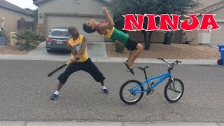 WHEN NINJA MEETS BMX BIKE